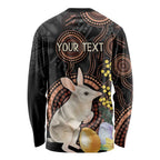 Australia Easter Indigenous Personalized Long Sleeve Shirt Cute Easter Bilby