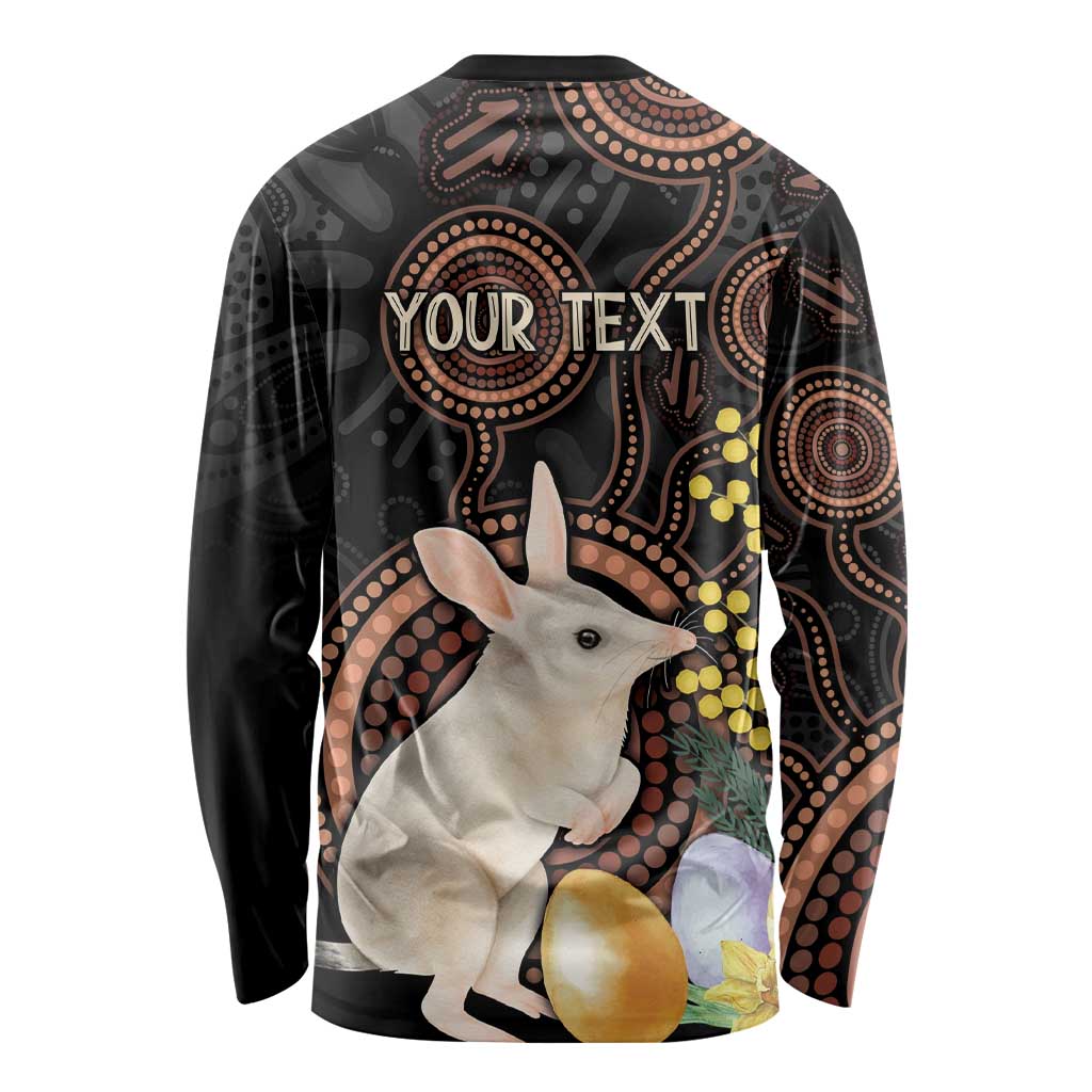Australia Easter Indigenous Personalized Long Sleeve Shirt Cute Easter Bilby