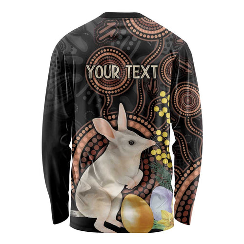 Australia Easter Indigenous Personalized Long Sleeve Shirt Cute Easter Bilby