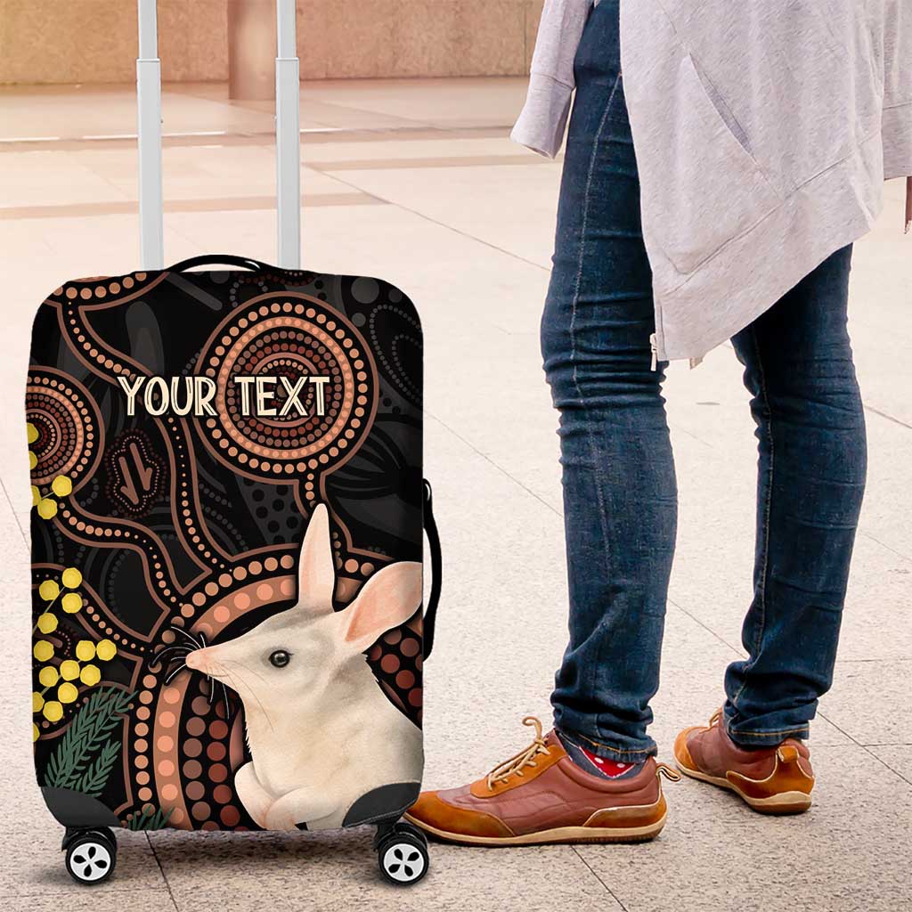 Australia Easter Indigenous Personalized Luggage Cover Cute Easter Bilby