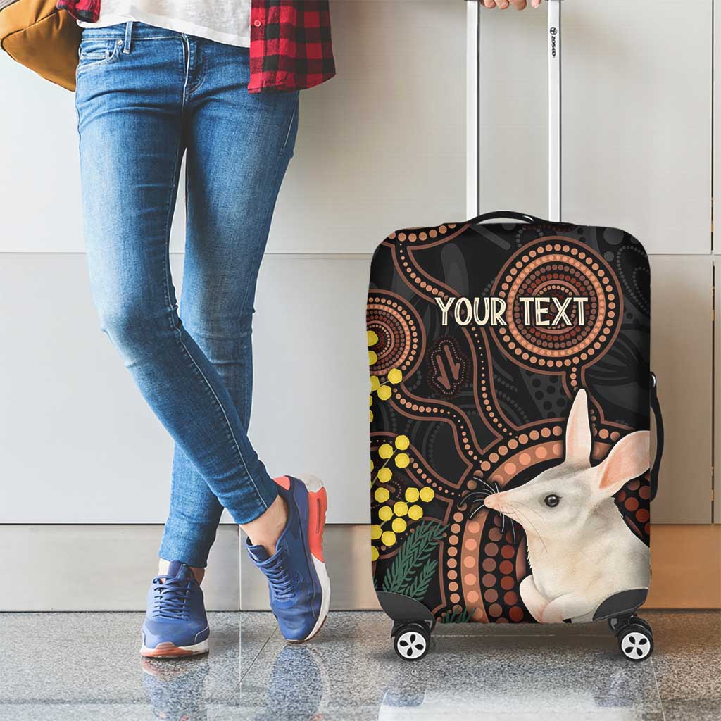 Australia Easter Indigenous Personalized Luggage Cover Cute Easter Bilby