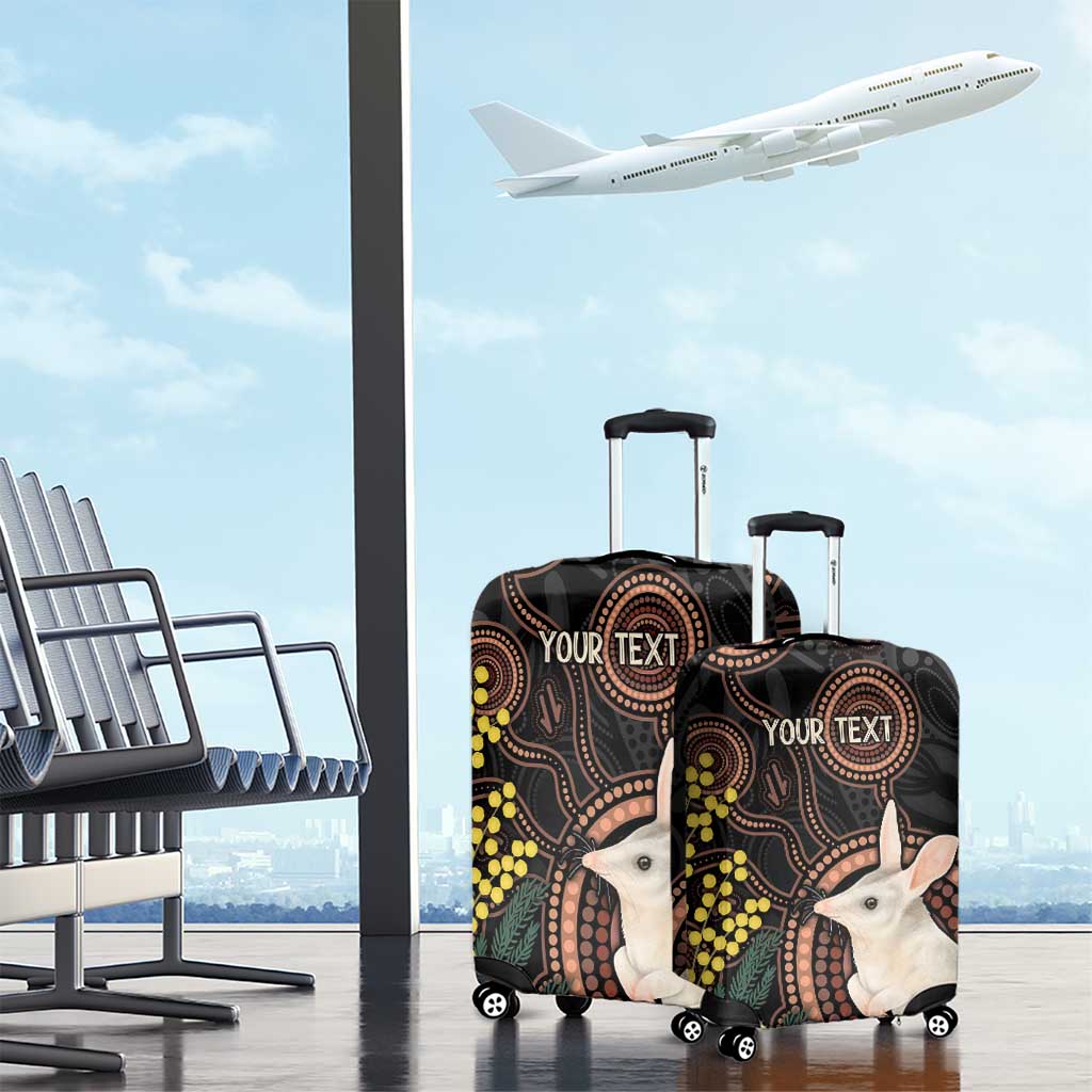 Australia Easter Indigenous Personalized Luggage Cover Cute Easter Bilby