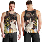 Australia Easter Indigenous Personalized Men Tank Top Cute Easter Bilby