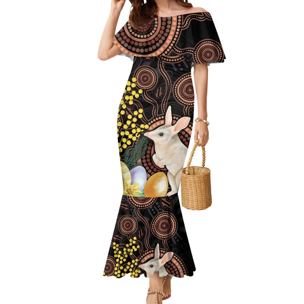 Australia Easter Indigenous Personalized Mermaid Dress Cute Easter Bilby