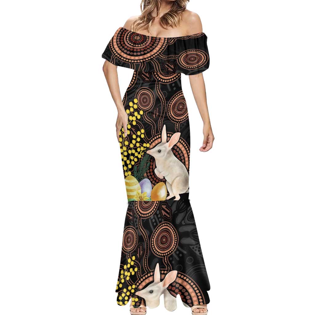 Australia Easter Indigenous Personalized Mermaid Dress Cute Easter Bilby