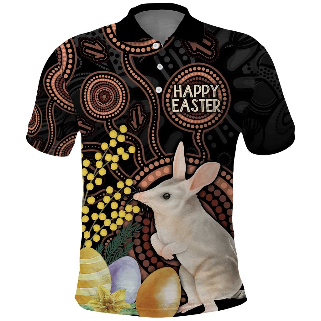 Australia Easter Indigenous Personalized Polo Shirt Cute Easter Bilby