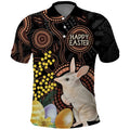 Australia Easter Indigenous Personalized Polo Shirt Cute Easter Bilby