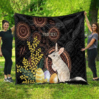 Australia Easter Indigenous Personalized Quilt Cute Easter Bilby