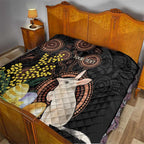 Australia Easter Indigenous Personalized Quilt Cute Easter Bilby