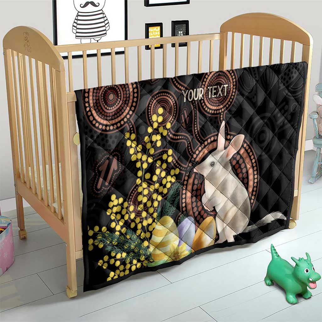 Australia Easter Indigenous Personalized Quilt Cute Easter Bilby
