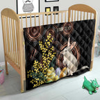 Australia Easter Indigenous Personalized Quilt Cute Easter Bilby