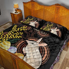 Australia Easter Indigenous Personalized Quilt Bed Set Cute Easter Bilby