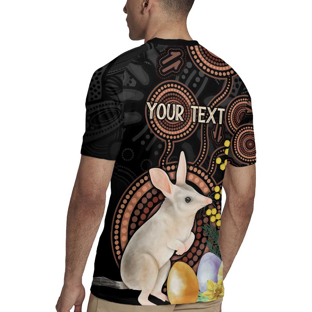 Australia Easter Indigenous Personalized Rugby Jersey Cute Easter Bilby