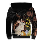 Australia Easter Indigenous Personalized Sherpa Hoodie Cute Easter Bilby
