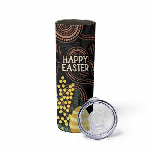 Australia Easter Indigenous Personalized Skinny Tumbler Cute Easter Bilby