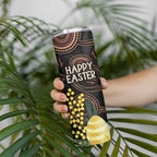 Australia Easter Indigenous Personalized Skinny Tumbler Cute Easter Bilby