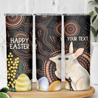 Australia Easter Indigenous Personalized Skinny Tumbler Cute Easter Bilby