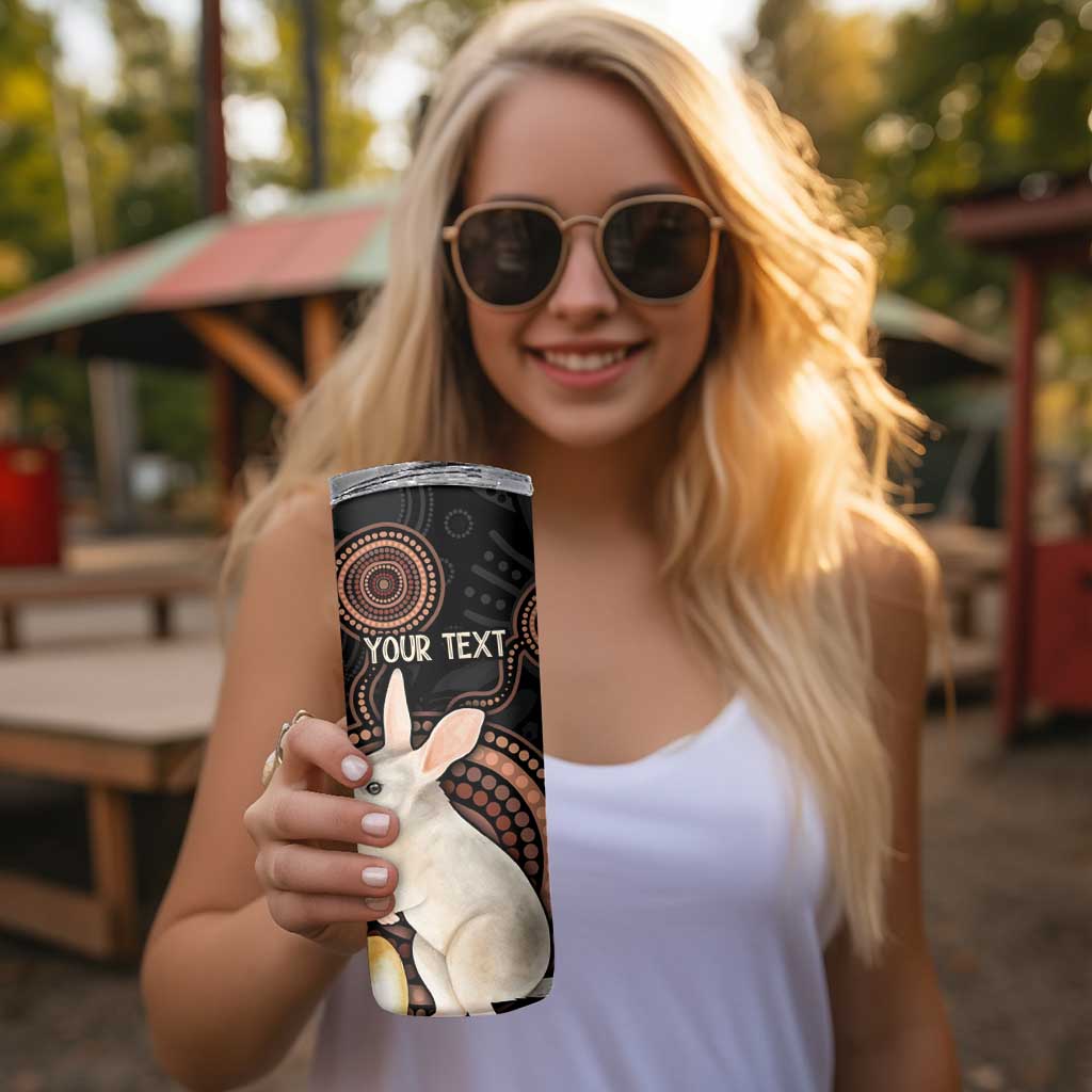 Australia Easter Indigenous Personalized Skinny Tumbler Cute Easter Bilby