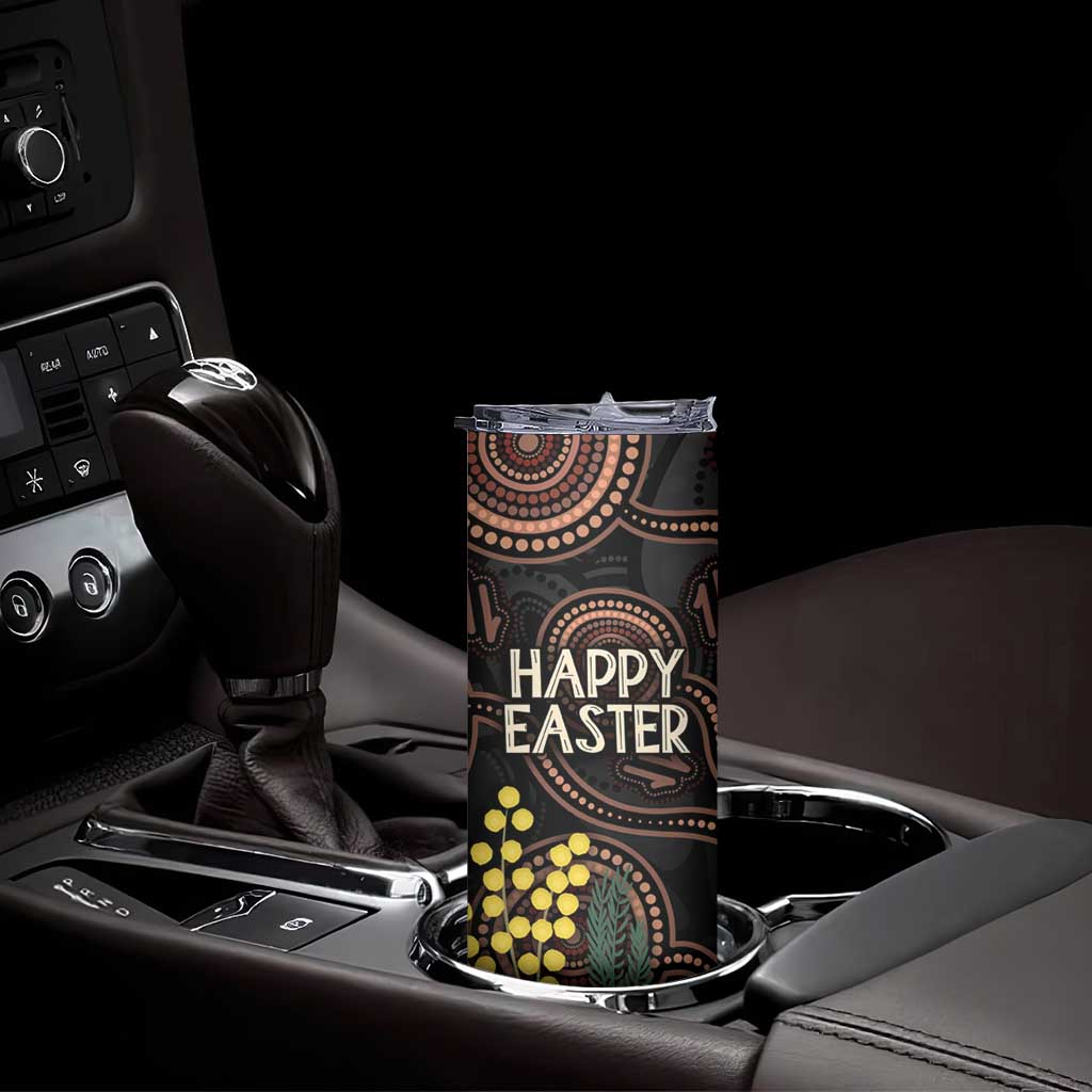 Australia Easter Indigenous Personalized Skinny Tumbler Cute Easter Bilby