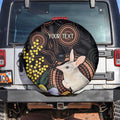 Australia Easter Indigenous Personalized Spare Tire Cover Cute Easter Bilby