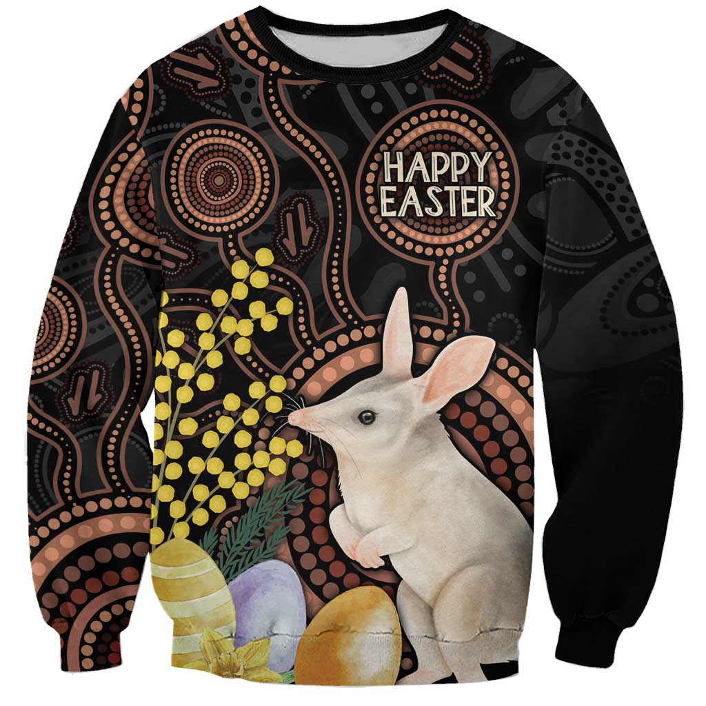 Australia Easter Indigenous Personalized Sweatshirt Cute Easter Bilby