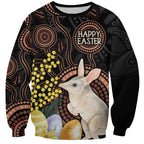 Australia Easter Indigenous Personalized Sweatshirt Cute Easter Bilby