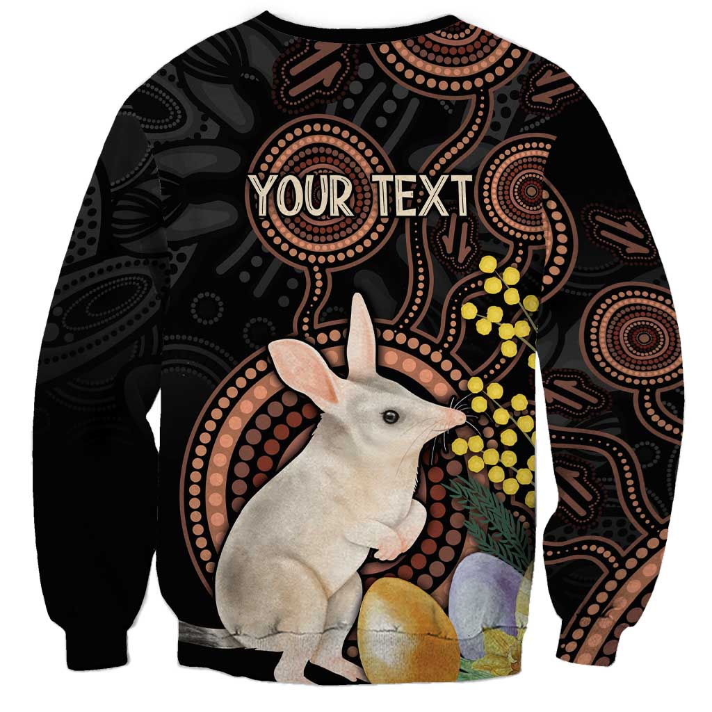 Australia Easter Indigenous Personalized Sweatshirt Cute Easter Bilby