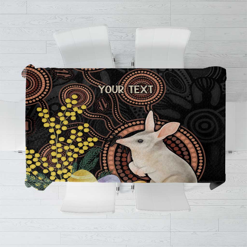 Australia Easter Indigenous Personalized Tablecloth Cute Easter Bilby