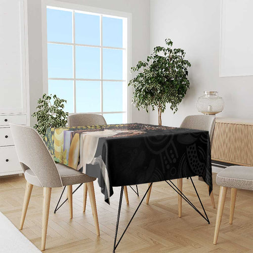 Australia Easter Indigenous Personalized Tablecloth Cute Easter Bilby