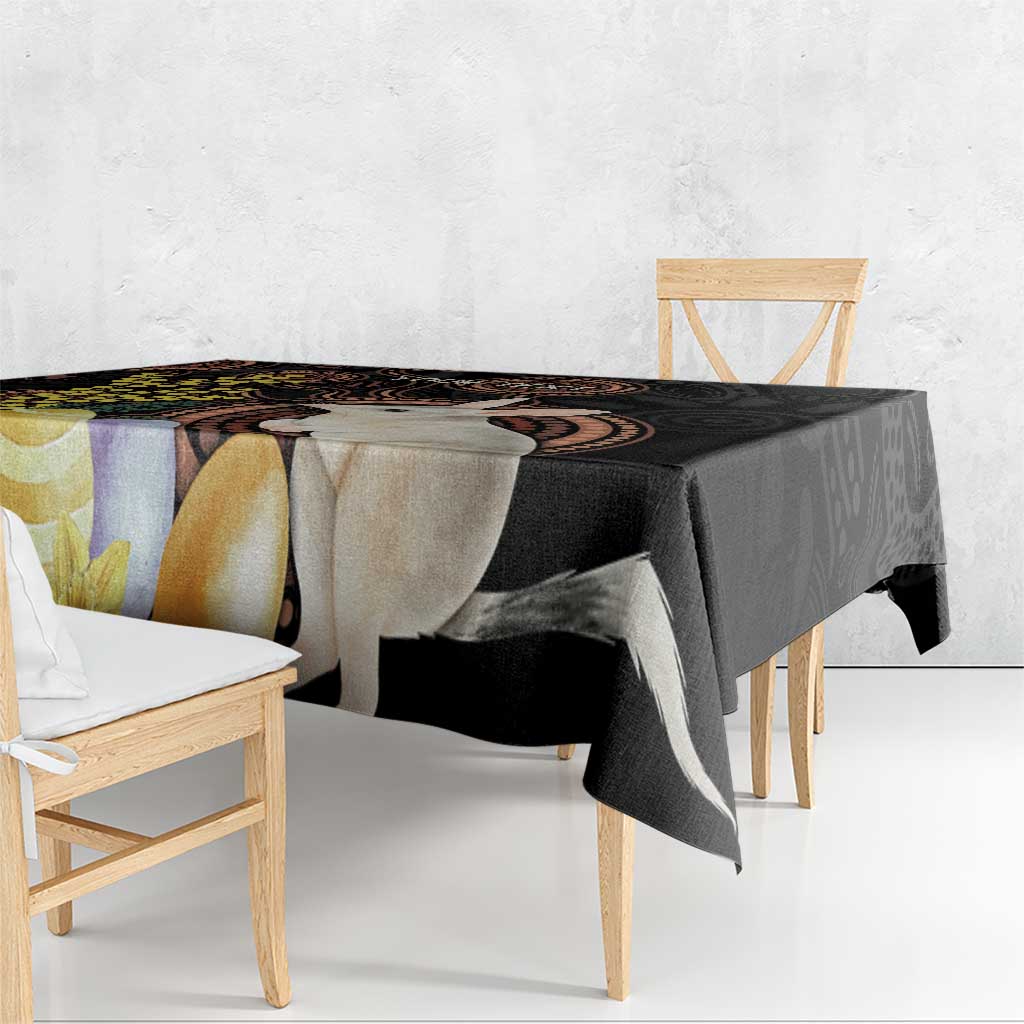 Australia Easter Indigenous Personalized Tablecloth Cute Easter Bilby