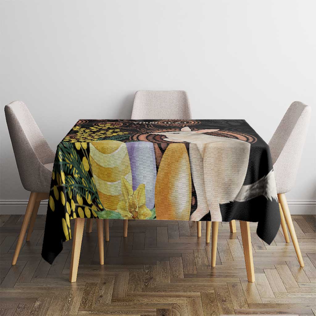 Australia Easter Indigenous Personalized Tablecloth Cute Easter Bilby