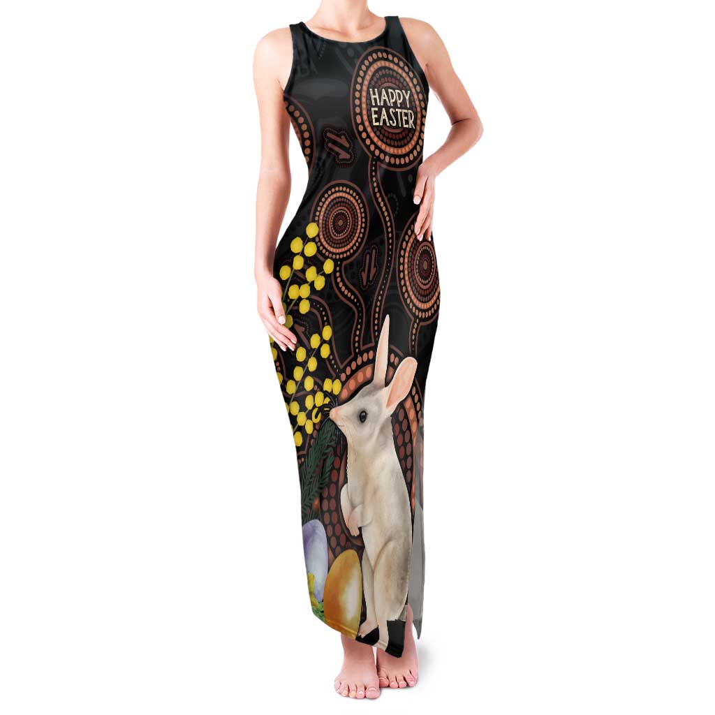 Australia Easter Indigenous Personalized Tank Maxi Dress Cute Easter Bilby