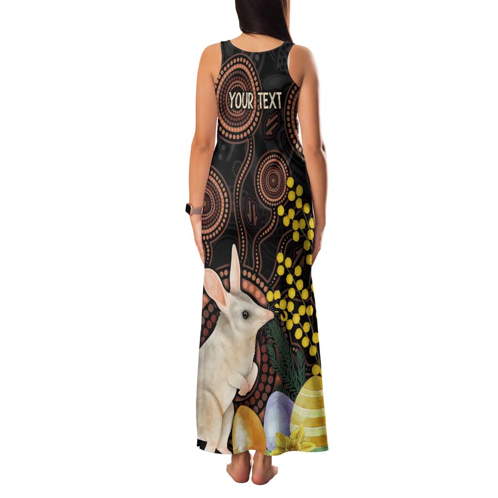 Australia Easter Indigenous Personalized Tank Maxi Dress Cute Easter Bilby
