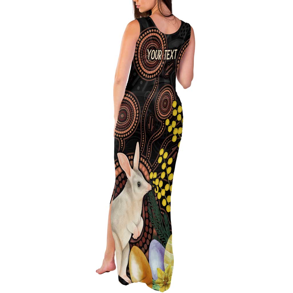 Australia Easter Indigenous Personalized Tank Maxi Dress Cute Easter Bilby