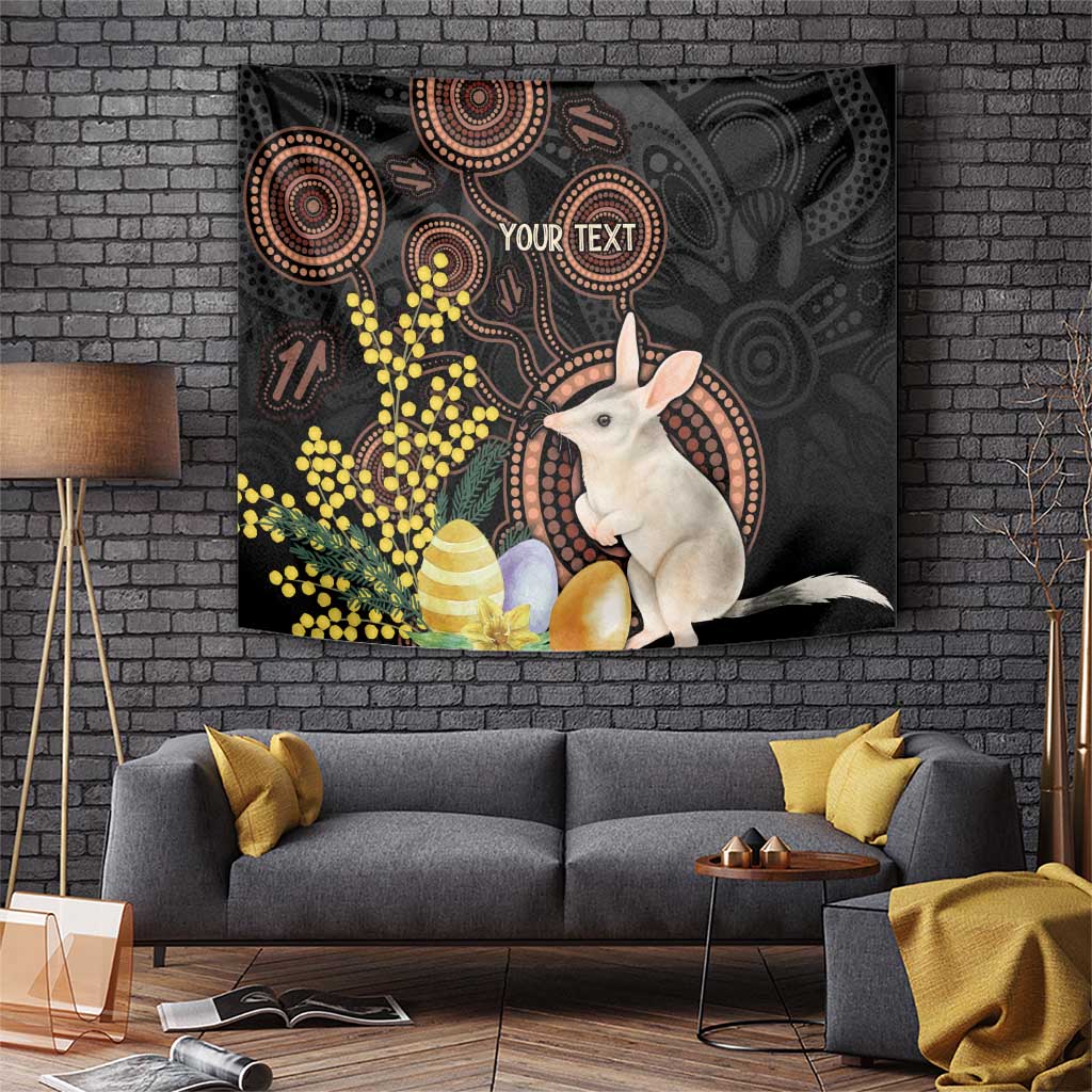 Australia Easter Indigenous Personalized Tapestry Cute Easter Bilby