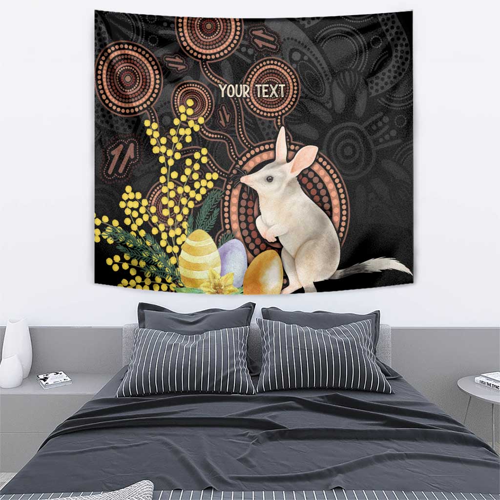 Australia Easter Indigenous Personalized Tapestry Cute Easter Bilby