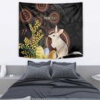 Australia Easter Indigenous Personalized Tapestry Cute Easter Bilby