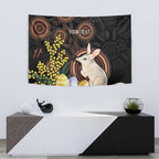 Australia Easter Indigenous Personalized Tapestry Cute Easter Bilby