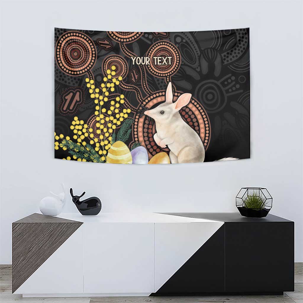 Australia Easter Indigenous Personalized Tapestry Cute Easter Bilby