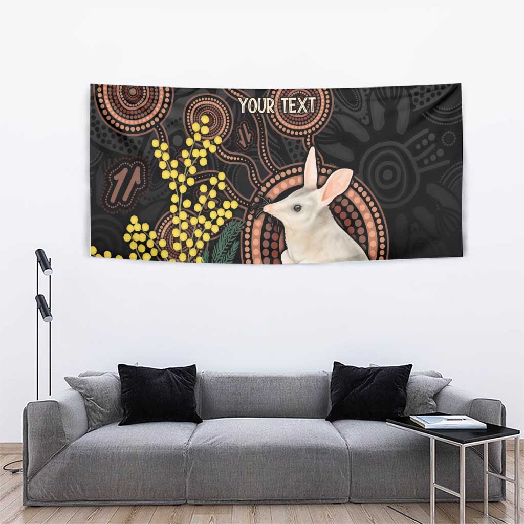 Australia Easter Indigenous Personalized Tapestry Cute Easter Bilby