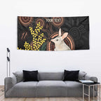 Australia Easter Indigenous Personalized Tapestry Cute Easter Bilby