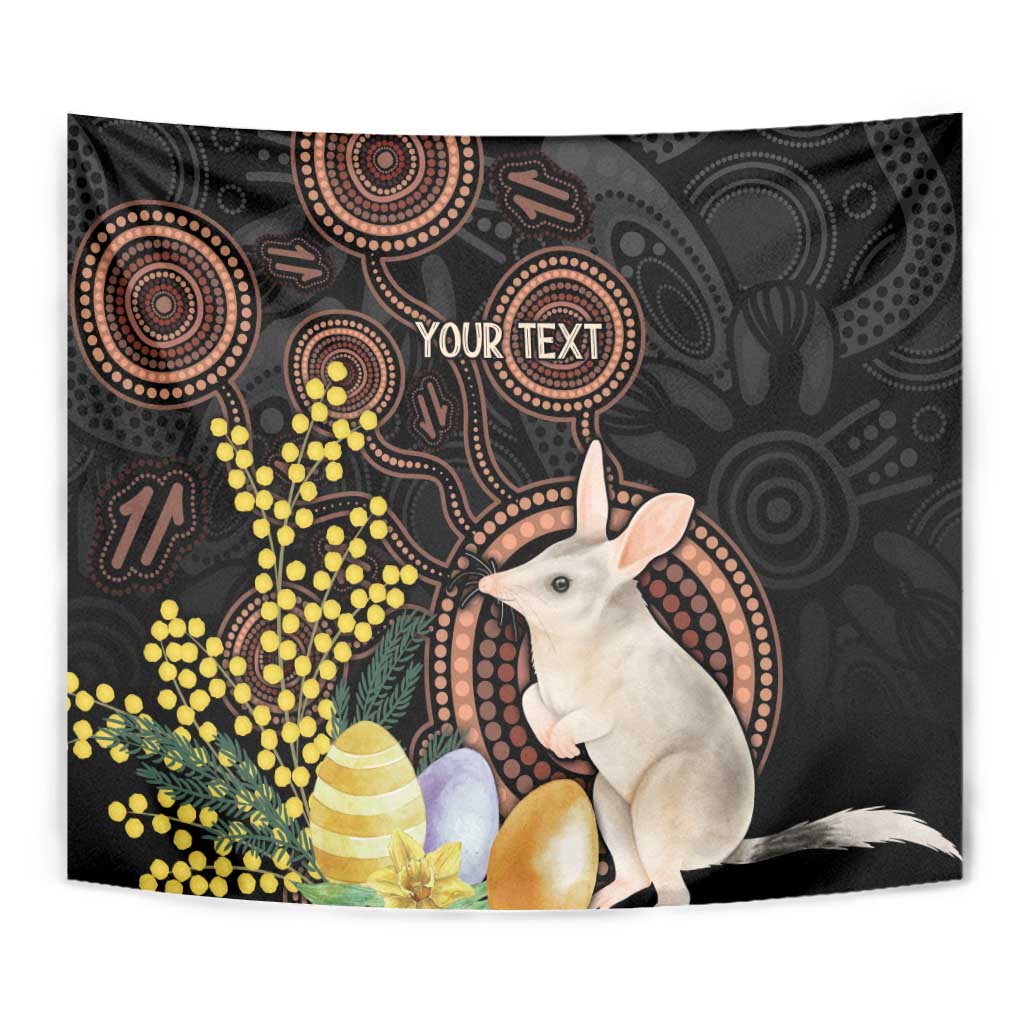 Australia Easter Indigenous Personalized Tapestry Cute Easter Bilby