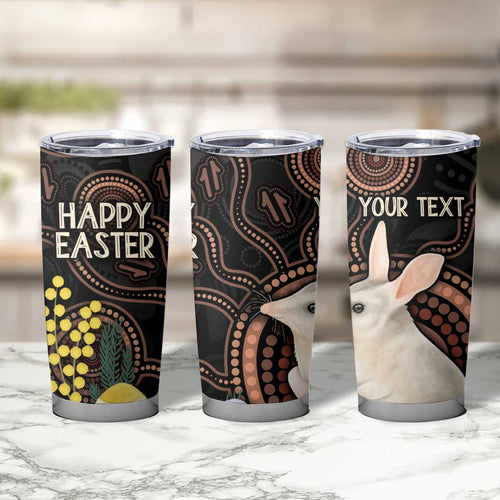 Australia Easter Indigenous Personalized Tumbler Cup Cute Easter Bilby