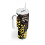 Australia Easter Indigenous Personalized Tumbler With Handle Cute Easter Bilby