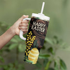 Australia Easter Indigenous Personalized Tumbler With Handle Cute Easter Bilby