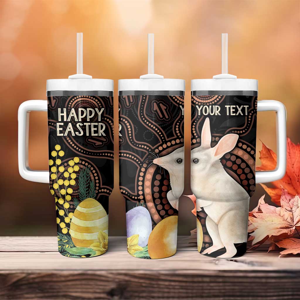 Australia Easter Indigenous Personalized Tumbler With Handle Cute Easter Bilby