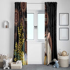 Australia Easter Indigenous Personalized Window Curtain Cute Easter Bilby