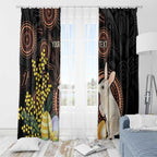 Australia Easter Indigenous Personalized Window Curtain Cute Easter Bilby
