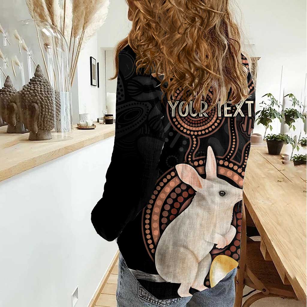 Australia Easter Indigenous Personalized Women Casual Shirt Cute Easter Bilby