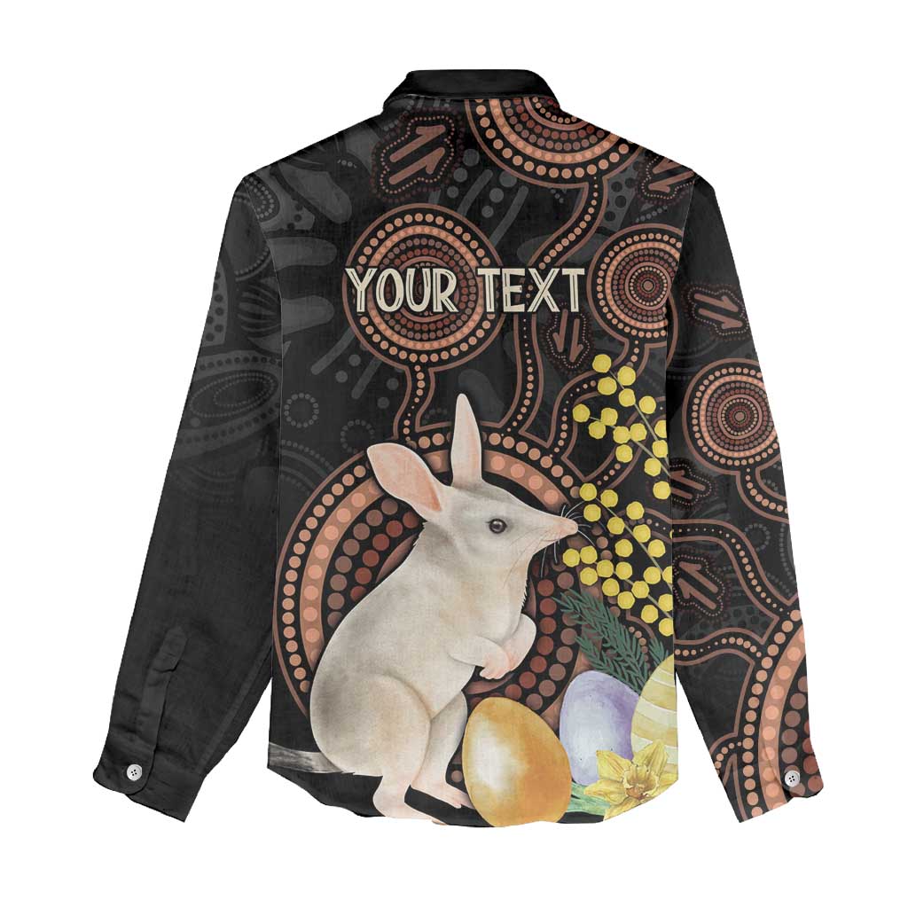 Australia Easter Indigenous Personalized Women Casual Shirt Cute Easter Bilby